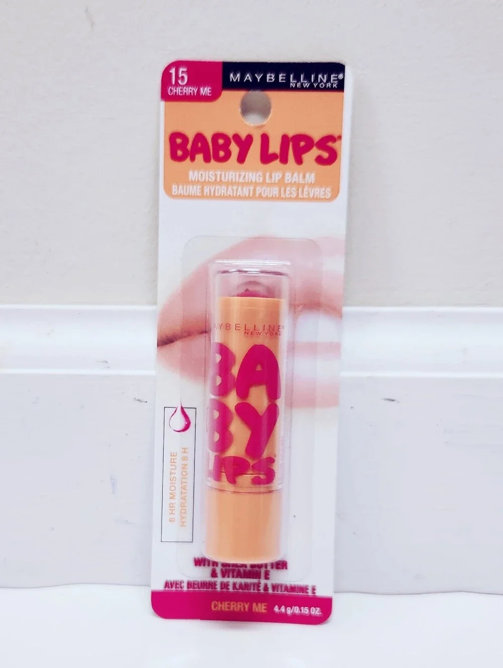 ⭐4/$15 Maybelline Baby Lips Moisturizing Lip Balm Cherry Me